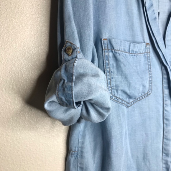 Bella Dahl Chambray Button Up - Picture 2 of 3